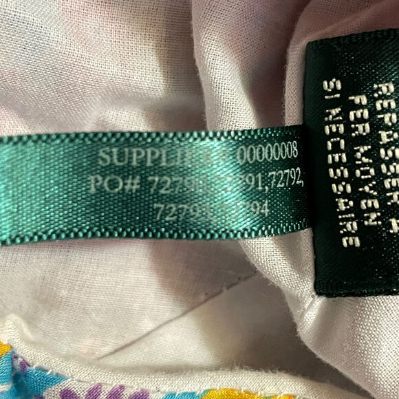 Ralph Lauren Cotton Tiered Maxi Skirt Pink Paisley Boho Beach Size XS / S - 30” - Picture 10 of 10